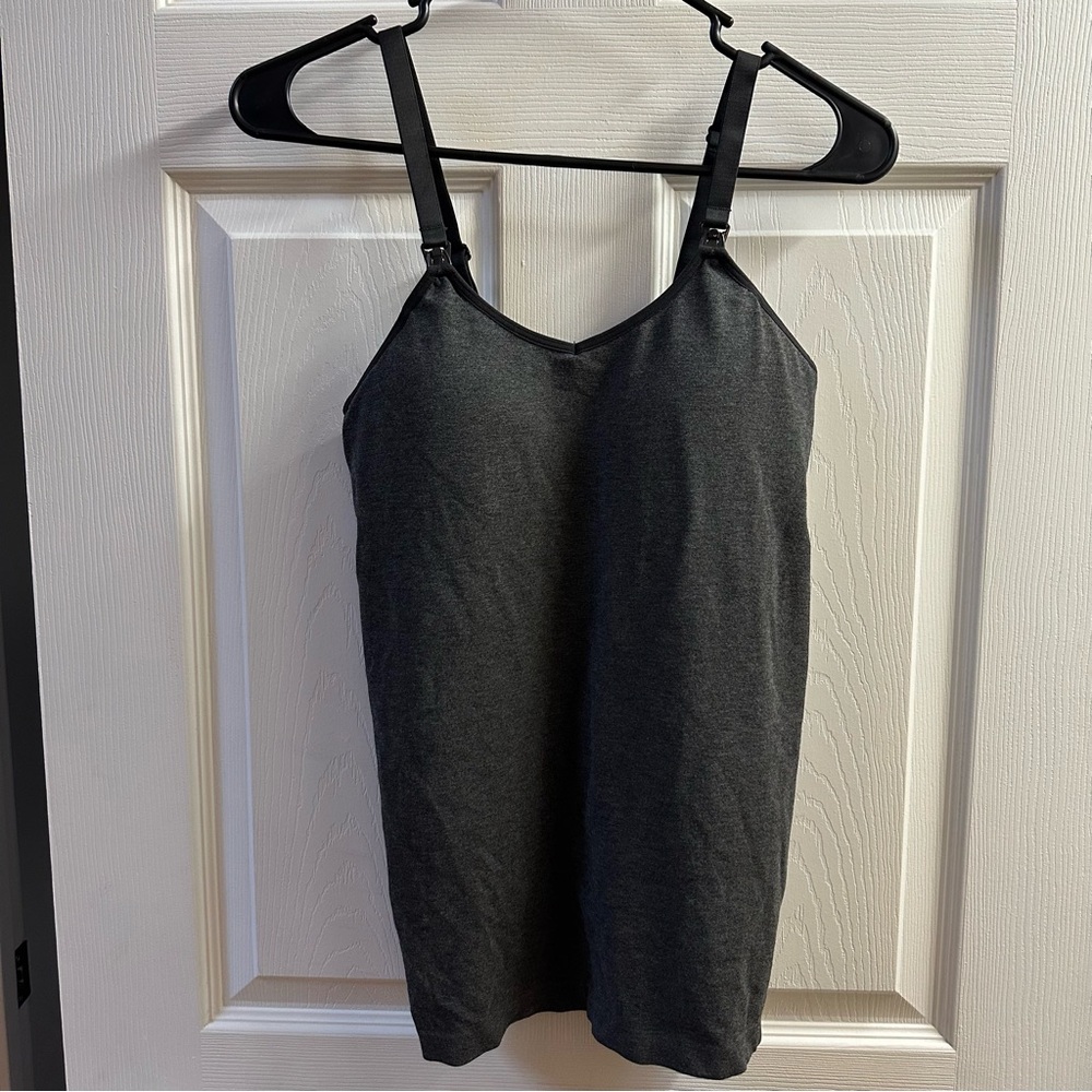 Women's Nursing Seamless Cami - Auden™ Heather Gray M